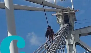 Una joven intentó lanzarse del puente Juan Bosch