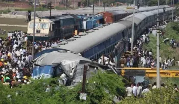 Al menos cinco muertos y 45 heridos en un accidente de tren en la India