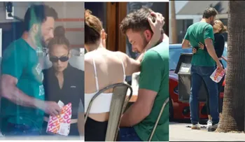 Ben Affleck y Jennifer López reaparecen, pero dándose besos