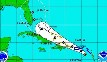 Nueve provincias en alerta roja por tormenta Erika