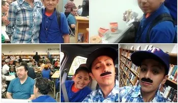 Madre se viste de hombre para ir a evento escolar de su hijo