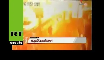 Video sobre explosión en centro comercial en Bangkok; heridos y muertos