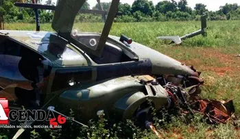 Cae helicóptero que transportaba jefe del Ejército