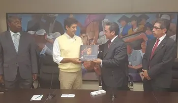 Rector UASD recibe a presidente de Acero Estrella; tratan laboratorios tecnológicos