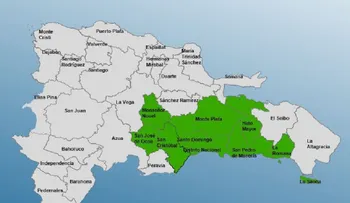 COE declara alerta en ocho provincias y el DN ante paso de onda tropical