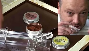 Chocolate para ser aspirado en vez de saboreado, la nueva moda para irse de fiesta