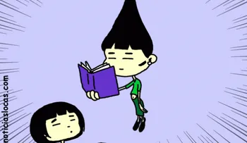 Estudiantes chinos atan su cabello al techo para no dormirse