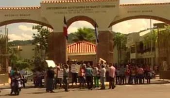 Protestan en UASD de Bonao en demanda del 5%