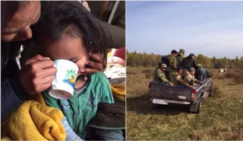 Un niño de 3 años sobrevive 72 horas solo en un bosque en Siberia