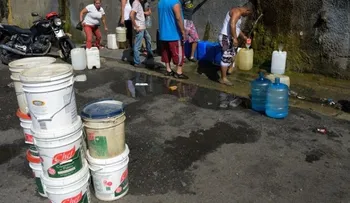 La mayoría de los habitantes de Caracas está sin agua potable
