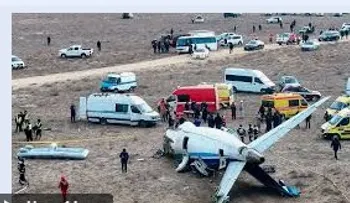 Sobreviven 32 pasajeros de 62 en accidente aéreo en Kazajistán