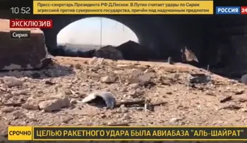 Mira cómo quedó la base aérea del régimen sirio tras el bombardeo de Estados Unidos