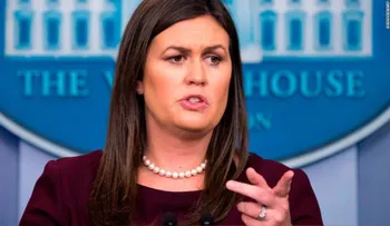 Sarah Sanders se disculpa tras una afirmación falsa sobre empleos personas negras en EE.UU 