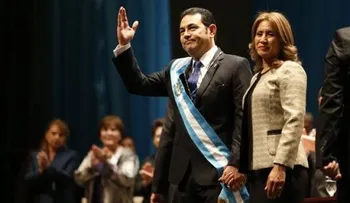 Jimmy Morales es juramentado como presidente de Guatemala