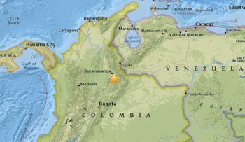 Sismo de magnitud 5,2 sacude Santander, Colombia