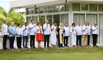 Presidente Abinader encabeza bendición de la casa presidencial en Santiago de Los Caballeros