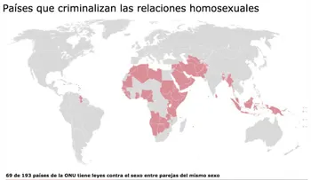 Países donde las relaciones entre personas del mismo sexo son un crimen 