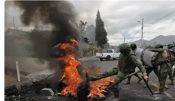 Presidente Noboa: Ecuador enfrenta «terrorismo disfrazado de protesta»