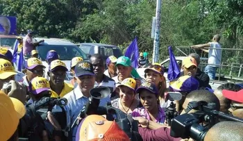 René Polanco y José García realizan caravana en Santo Domingo Norte