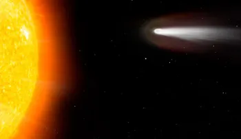 Logran filmar la impactante colisión de un cometa contra el sol (VIDEO)