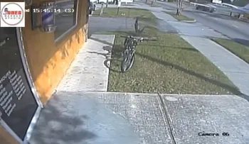 El aterrador momento cuando un avión se estrella en medio de una avenida en Florida