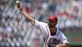 Roark lanza siete en blanco en triunfo de Nacionales ante Filis