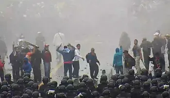 Un muerto y seis detenidos tras protestas de maestros en Chiapas
