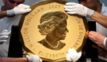 Roban una moneda de oro de un millón de dólares de un museo en Berlín