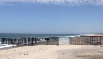 Una artista borra muro fronterizo entre EE.UU. y México (VIDEO)