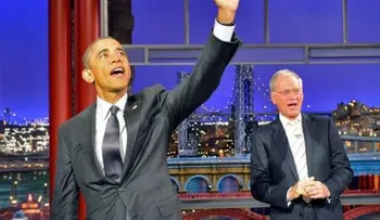 Obama bromea con Letterman sobre su jubilación 