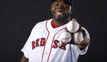David Ortiz llega a campos de entrenamiento 
