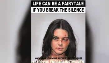 Este artista golpea a las celebridades para crear conciencia contra la violencia de género