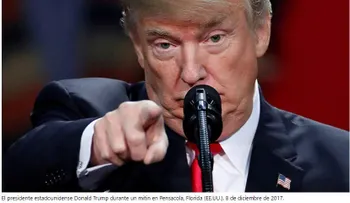 Reportero del Washington Post se disculpa con Trump por haber publicado esta imagen (FOTO)