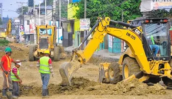 MOPC pavimenta y señaliza  vías de Santiago