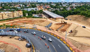 MOPC reporta avances en ampliación de la avenida República de Colombia: viaducto, puente y túnel en ejecución