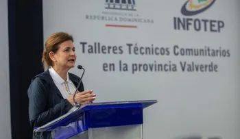 Gobierno inaugura nuevo centro INFOTEP, obras eléctricas, cuarteles policiales y una parroquia en Valverde