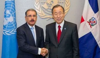 Ban Ki-Moon se reúne con Danilo Medina
