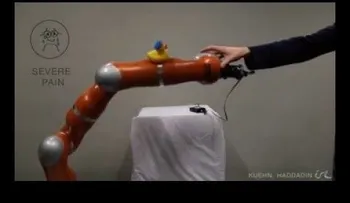 ¿Máquinas cada vez más humanas? Científicos enseñan a robots a sentir dolor (VIDEO)