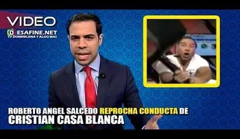 Boche diplomático de Robertico Salcedo a Cristian Casa Blanca