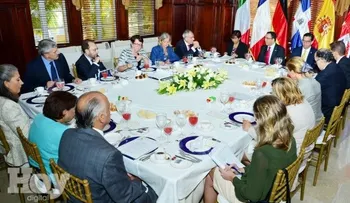 Canciller encabeza encuentro con delegación Unión Europea
