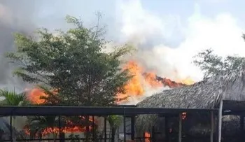 Fuego consume restaurante El Concon