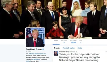 Un error de Twitter obliga a 560.000 usuarios a seguir la cuenta presidencial de Trump