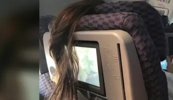 Foto de un incidente peludo en un vuelo se vuelve viral