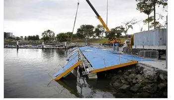 Brasil: Colapsa la principal rampa para las competiciones de vela en los JJ. OO. (foto)