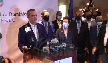Luis Abinader dijo en EEUU que República Dominicana no se cansará de Haití