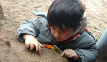 Un niño encuentra en Argentina restos fósiles que se cree tienen 500 mil años