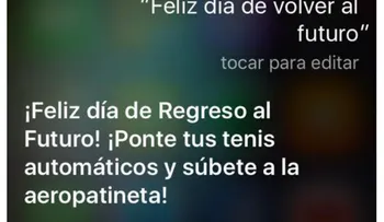 Siri también "volvió al futuro" con estas frases