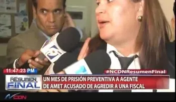 Prisión preventiva para agente de Amet que multó una fiscal
