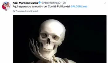 Convocan CP del PLD para este lunes, luego de foto calaverica de Abel Martínez 