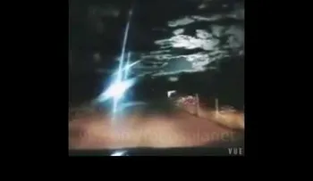 Registran una sorprendente bola de fuego sobre China
